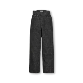 0107BK - “Monroe” Black Denim -