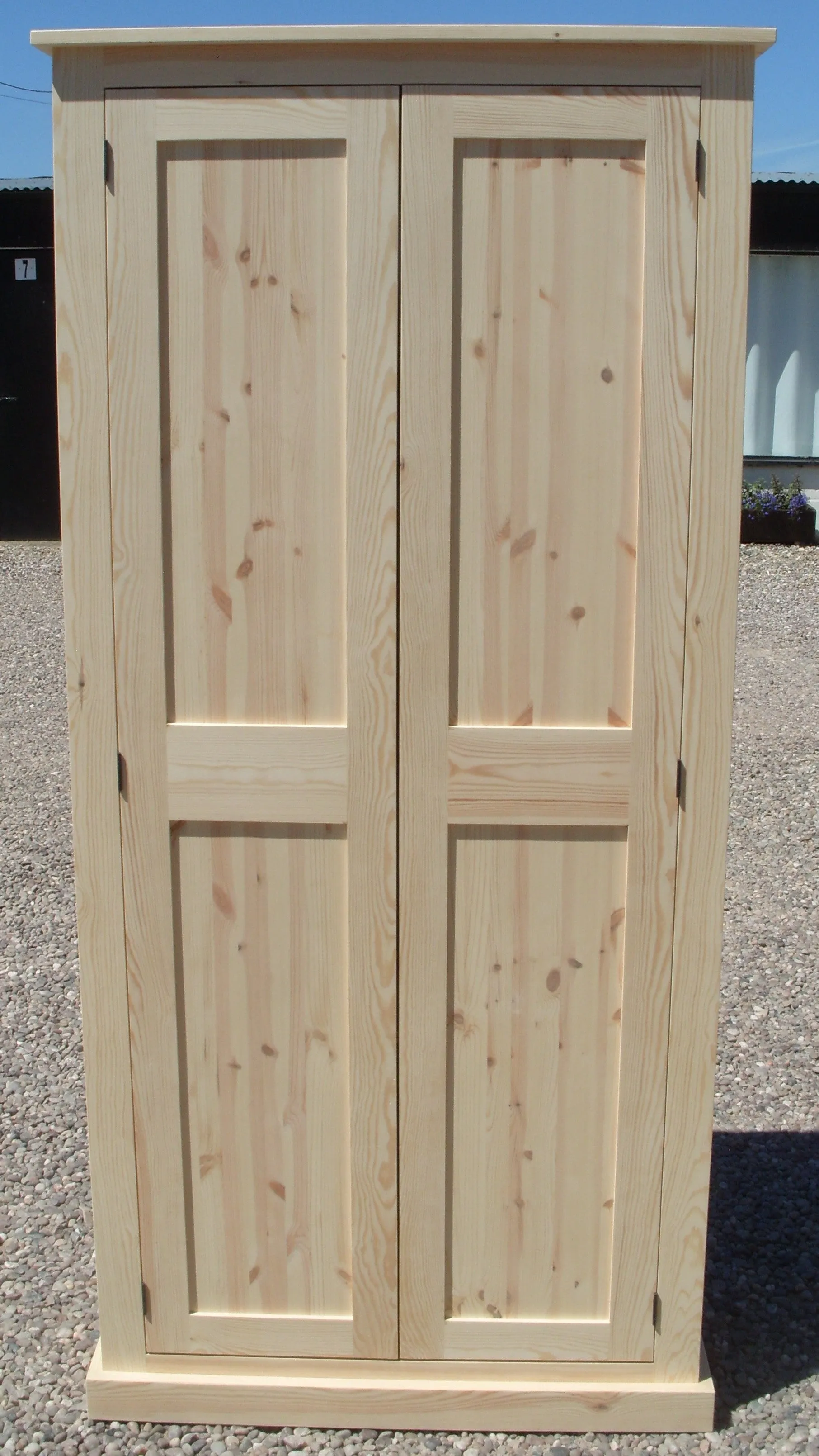 **2 Door Hallway, Utility, Cloak Room Storage Cupboard with Hooks and Shelves (40 cm deep) ALL  SIZE VARIATIONS