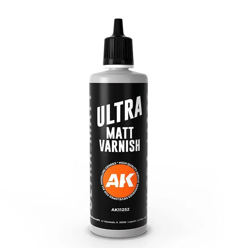 AK Interactive AK11252 Ultra Matt Varnish Paint 100ml