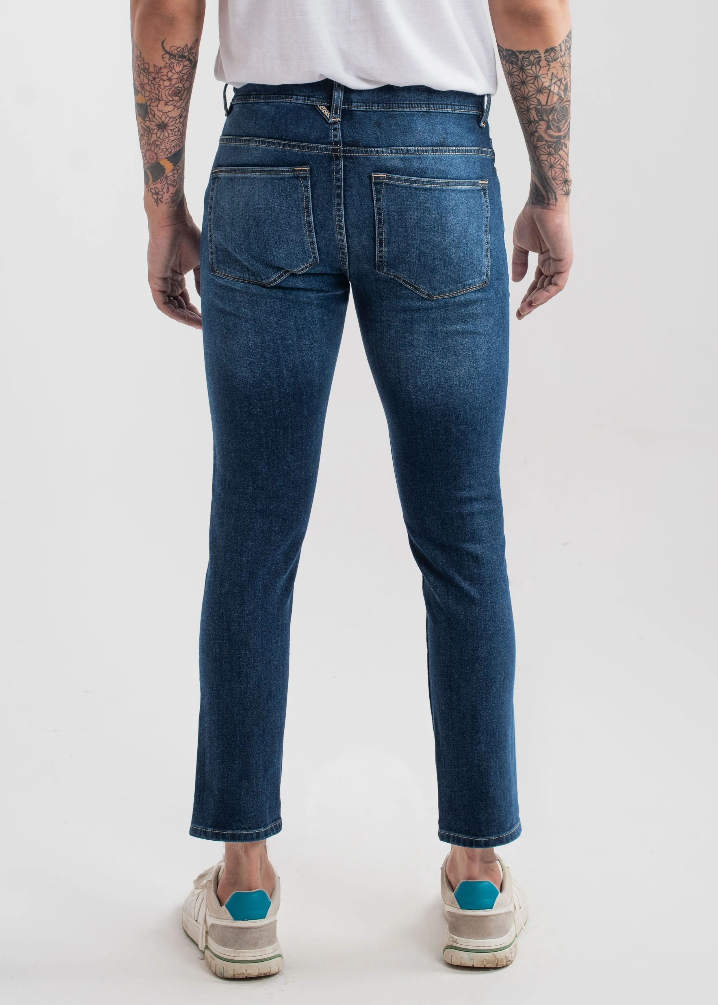 Bi-Stretch Slim Fit Jeans (Dark Blue) v3.0