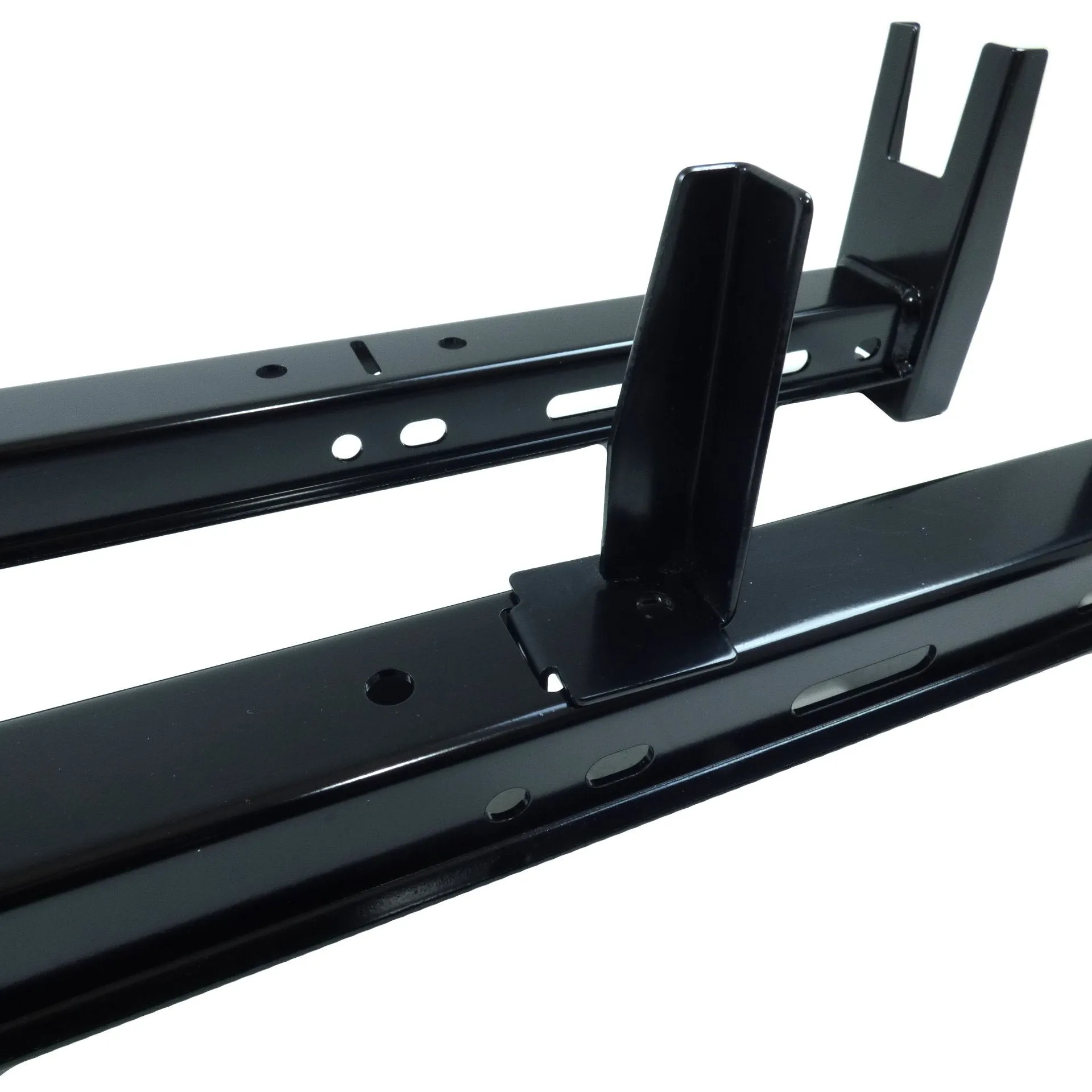 Black 2 Bar Van Roof Ladder Rack Cross Bars for Vauxhall Combo 2015-2019