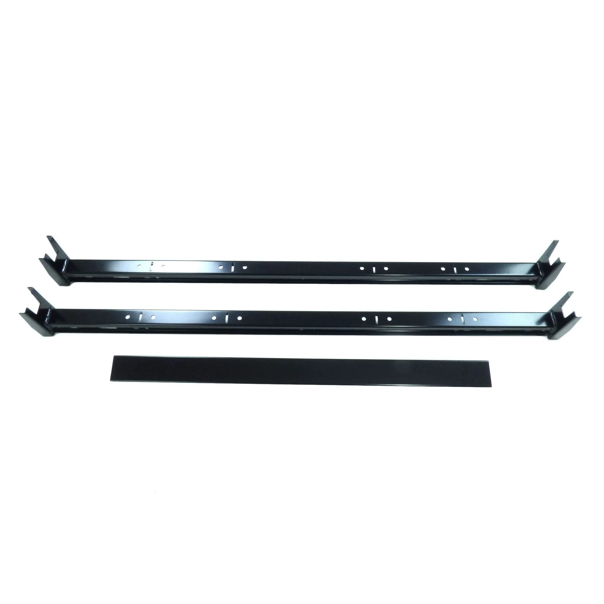 Black 2 Bar Van Roof Ladder Rack Cross Bars for Vauxhall Combo 2015-2019