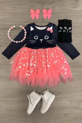 Black Cat Tutu Dress