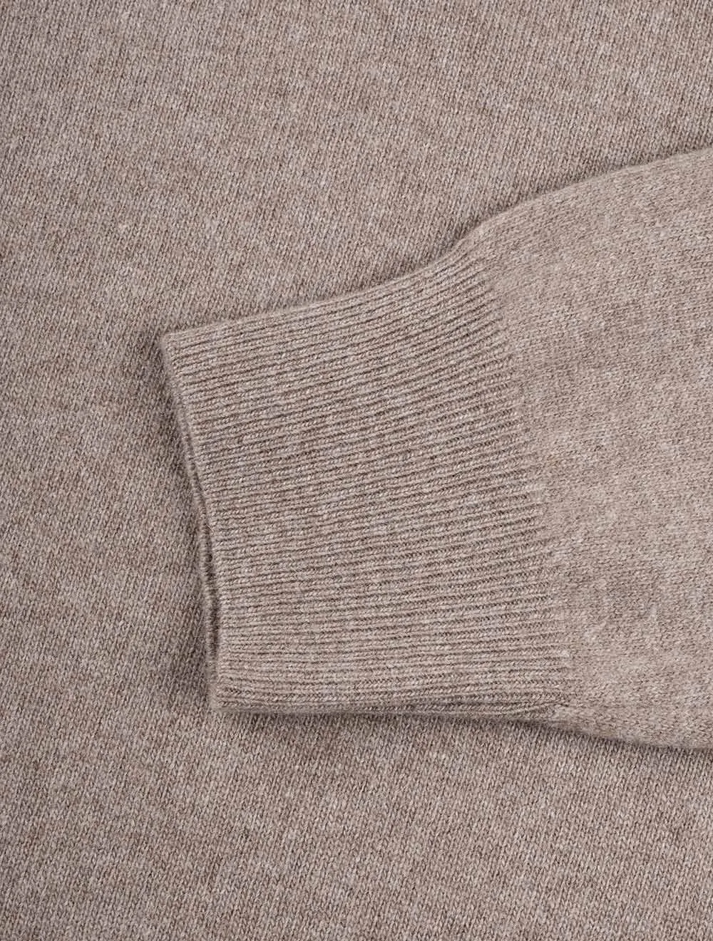 Cashmere & Merino Wool Crew Neck Walnut