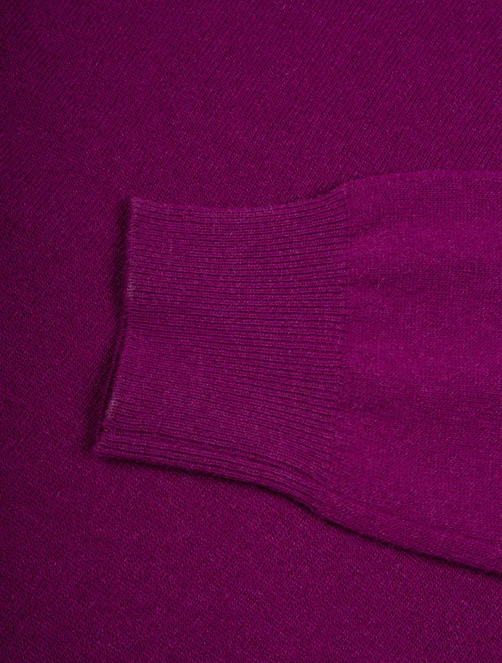 Cashmere & Merino Wool Half Zip Mallow