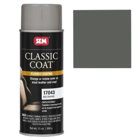 Classic Coat - Leather & Vinyl Flexible Coating, Medium Graphite (Ford ZUCA), 12 oz. Aerosol