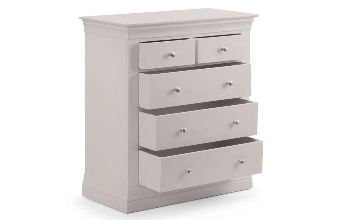 Clermont 3 2 Drawer Chest - Light Grey