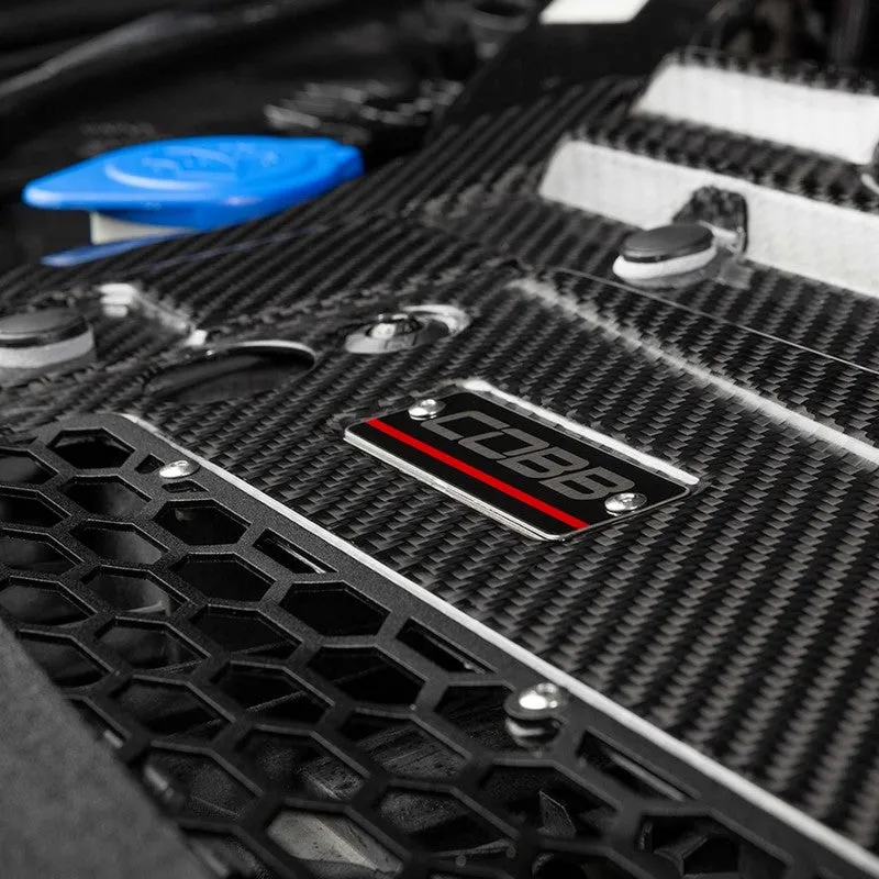 COBB 4F3660 Radiator Shroud Redline (Carbon Fiber) for FORD F-150 Ecoboost Raptor / Tremor / Limited / (3.5L / 2.7L) 2021-2023