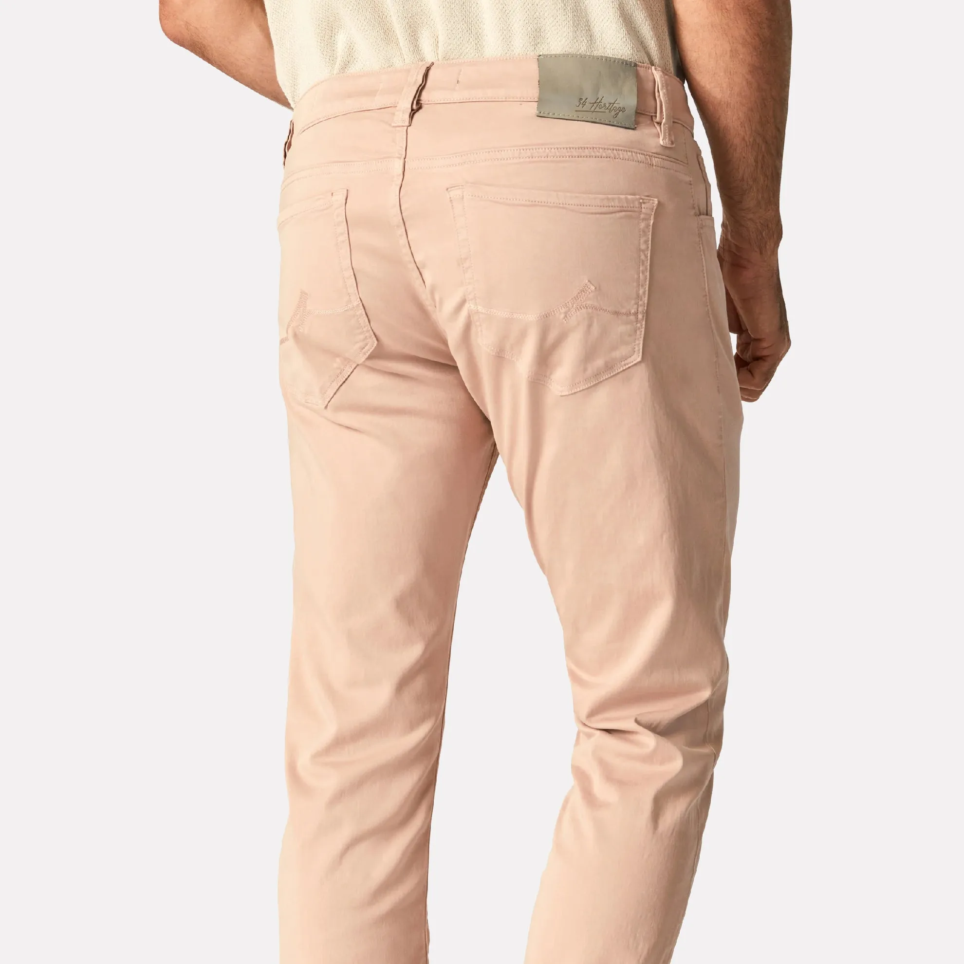 Cool Slim Fit Tapered Leg Jean / Rose Twill