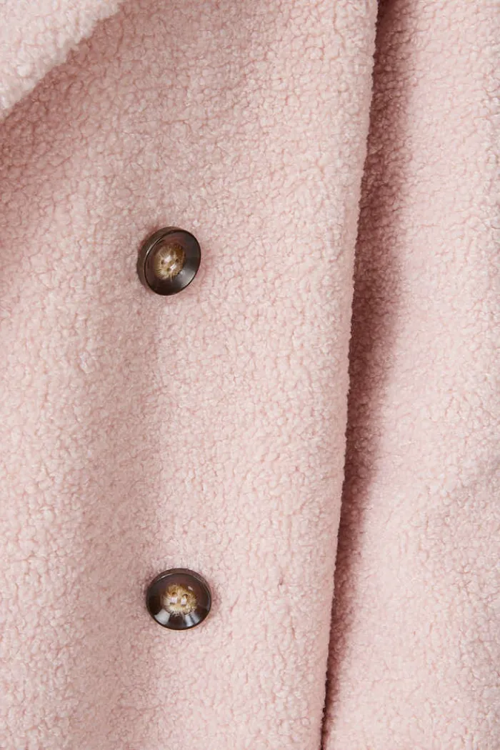 Double Breasted Boucle Coat