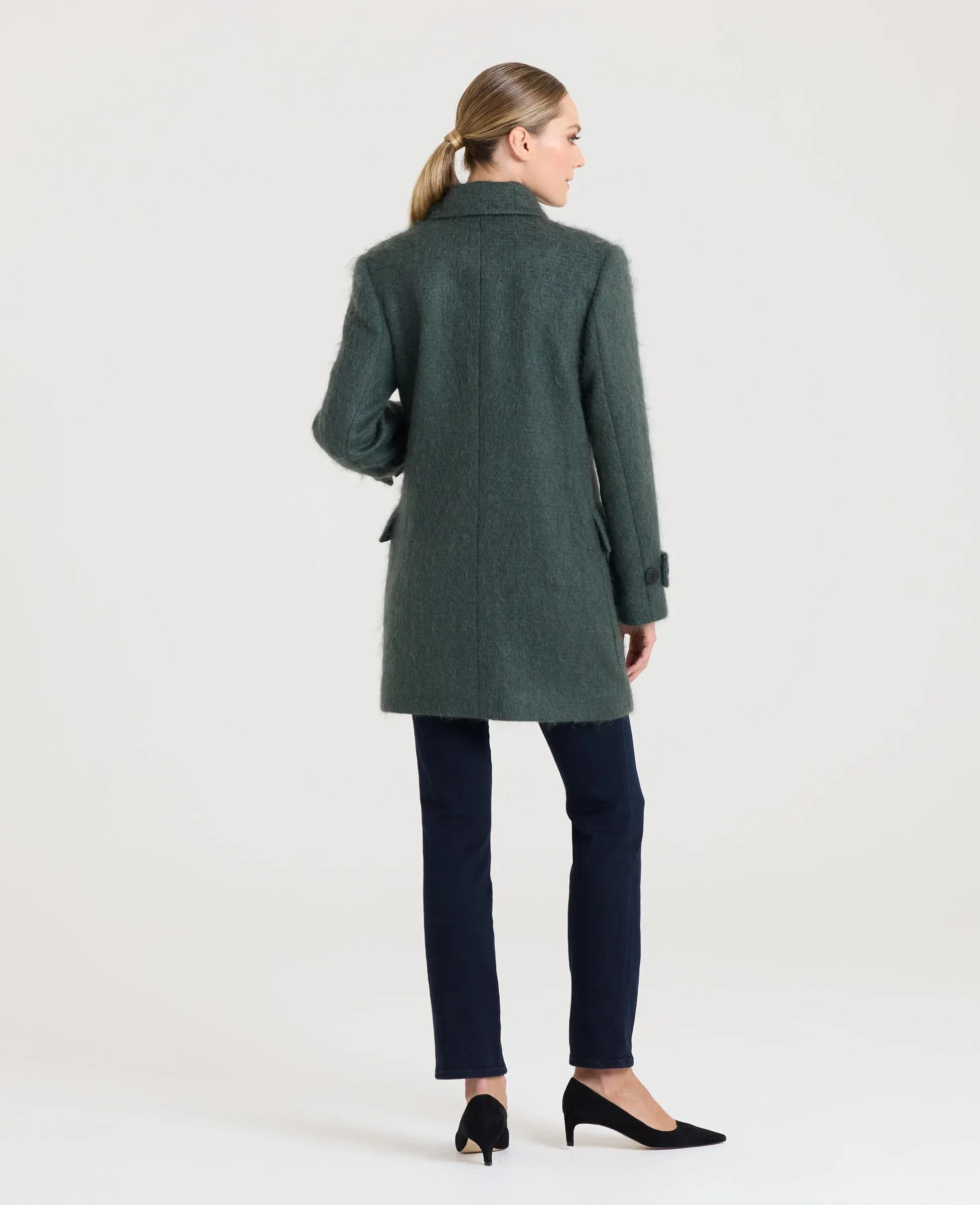 Emma Mohair Pea Coat