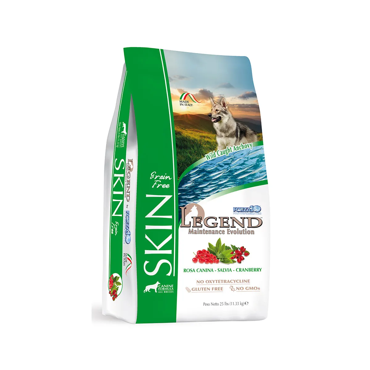 Forza10 Nutraceutic Legend Skin Grain-Free Wild Caught Anchovy Dry Dog Food