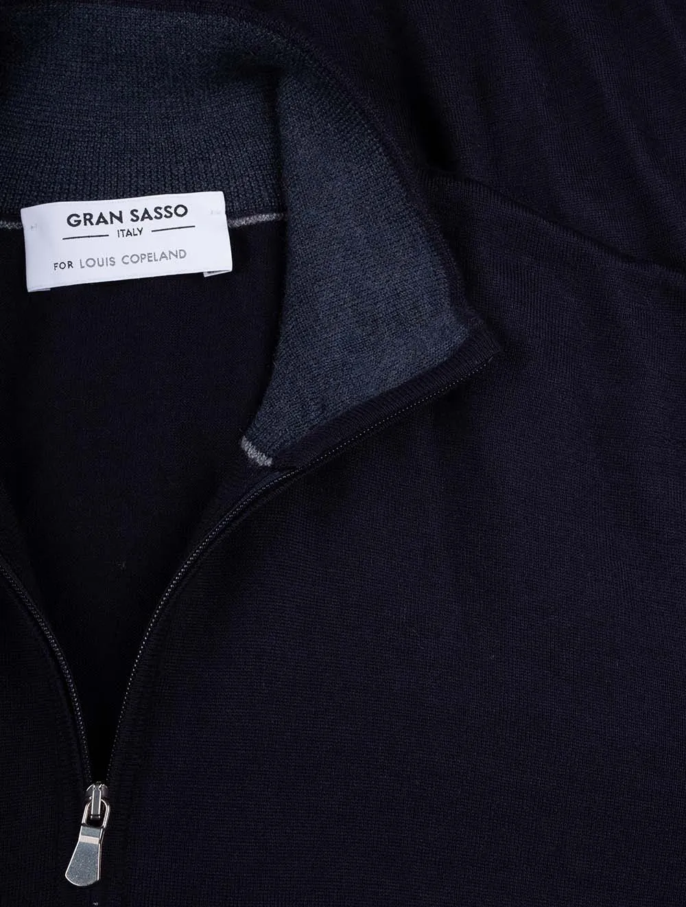 Full Zip Knitwear Navy