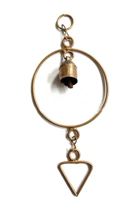 Geometric Circle Chime - Dark Gold