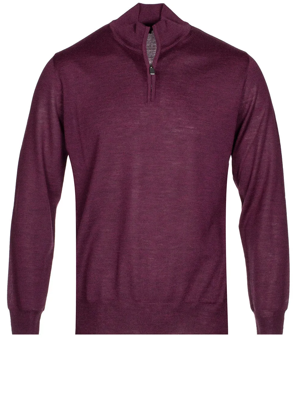 Half Zip Knitwear Wine