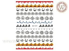 Halloween Adhesive Nail Art Sticker - 1 pc (HC-019)