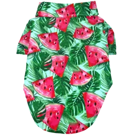 Hawaiian Camp Shirt | Juicy Watermelon