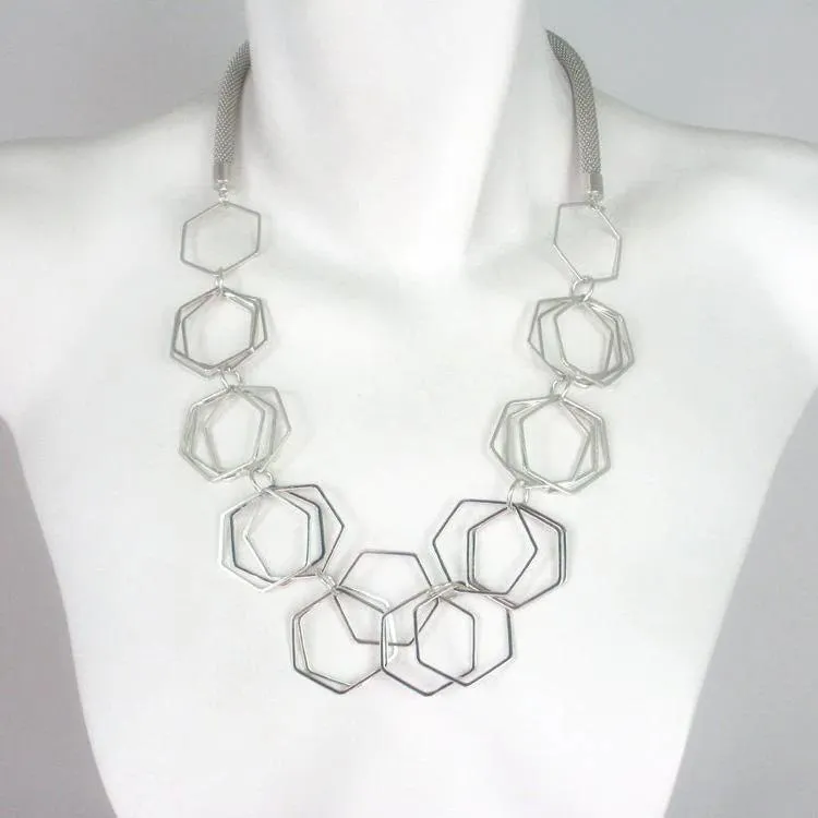 Hexagon Necklace