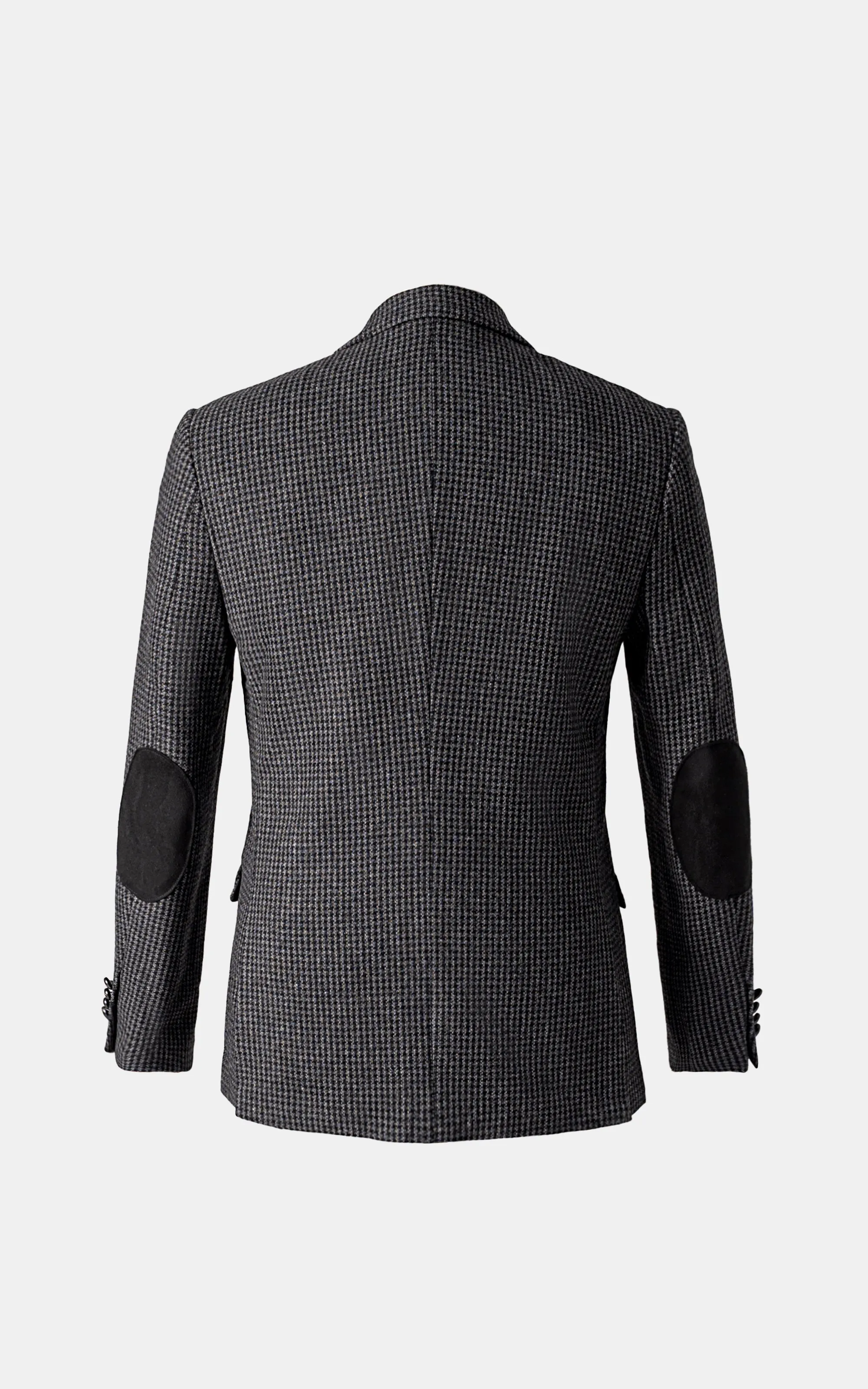 HOUNDSTOOTH PATTERN COAT GREY