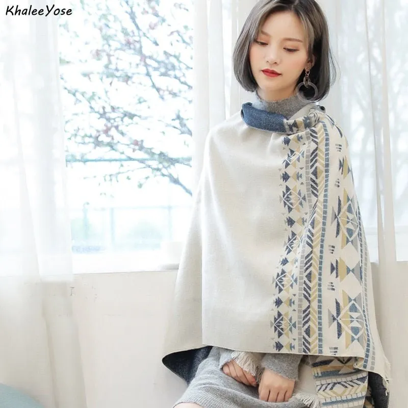 KHALEE YOSE Classic Caped Cardigan Coat