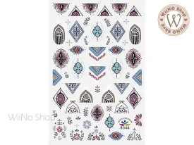 Moroccan Pattern Adhesive Nail Art Sticker - 1 pc (R348)