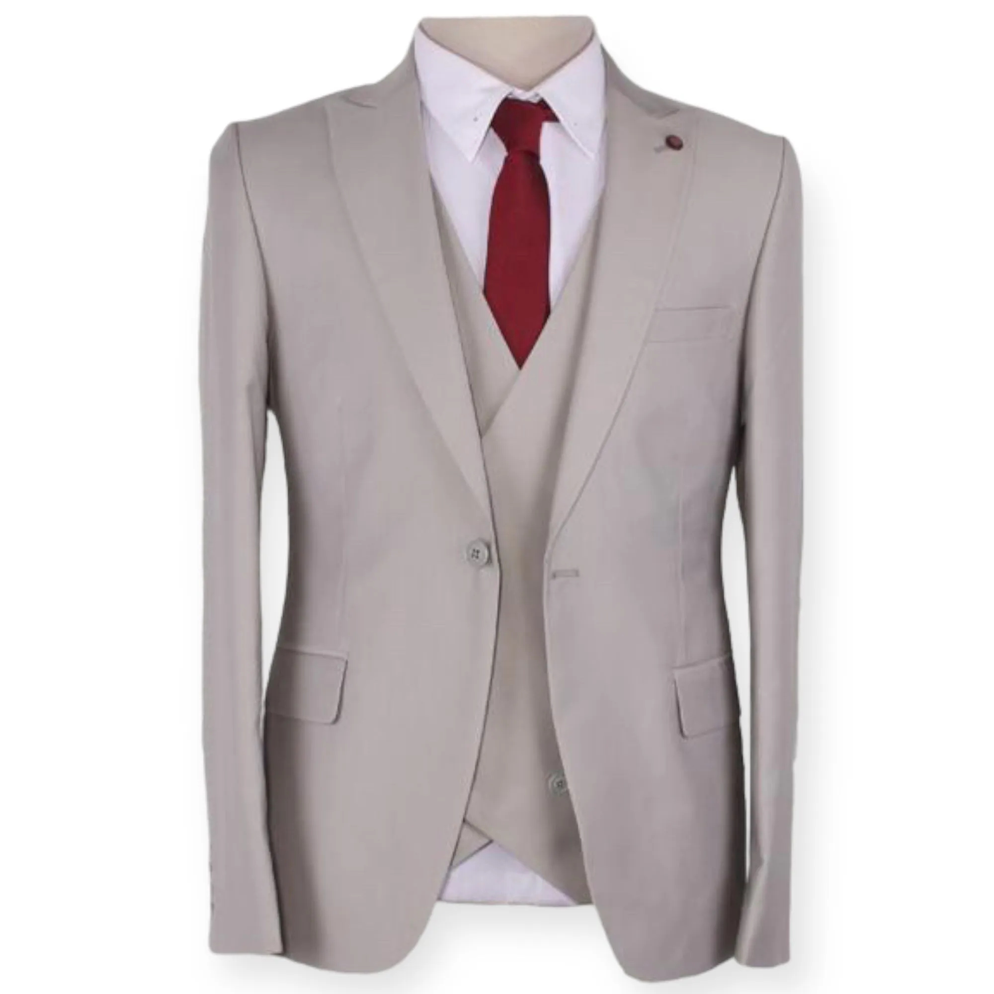 MORRISON ALEXANDER: Solid 3pc. Slim Suit 02