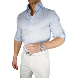 Powder Blu Weavetex Dress Shirt @ The vault