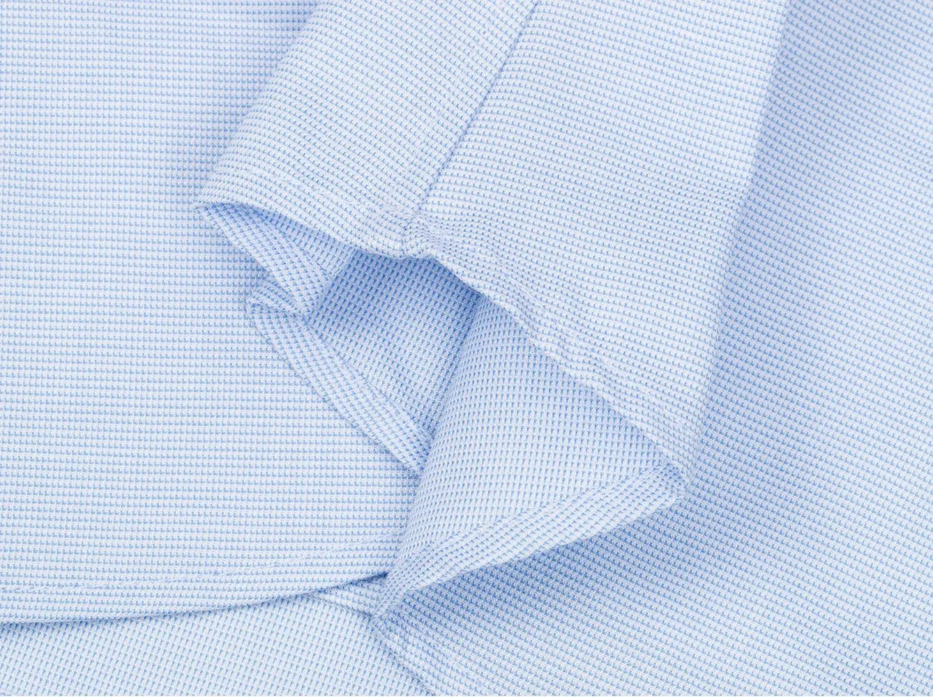 Powder Blu Weavetex Dress Shirt @ The vault