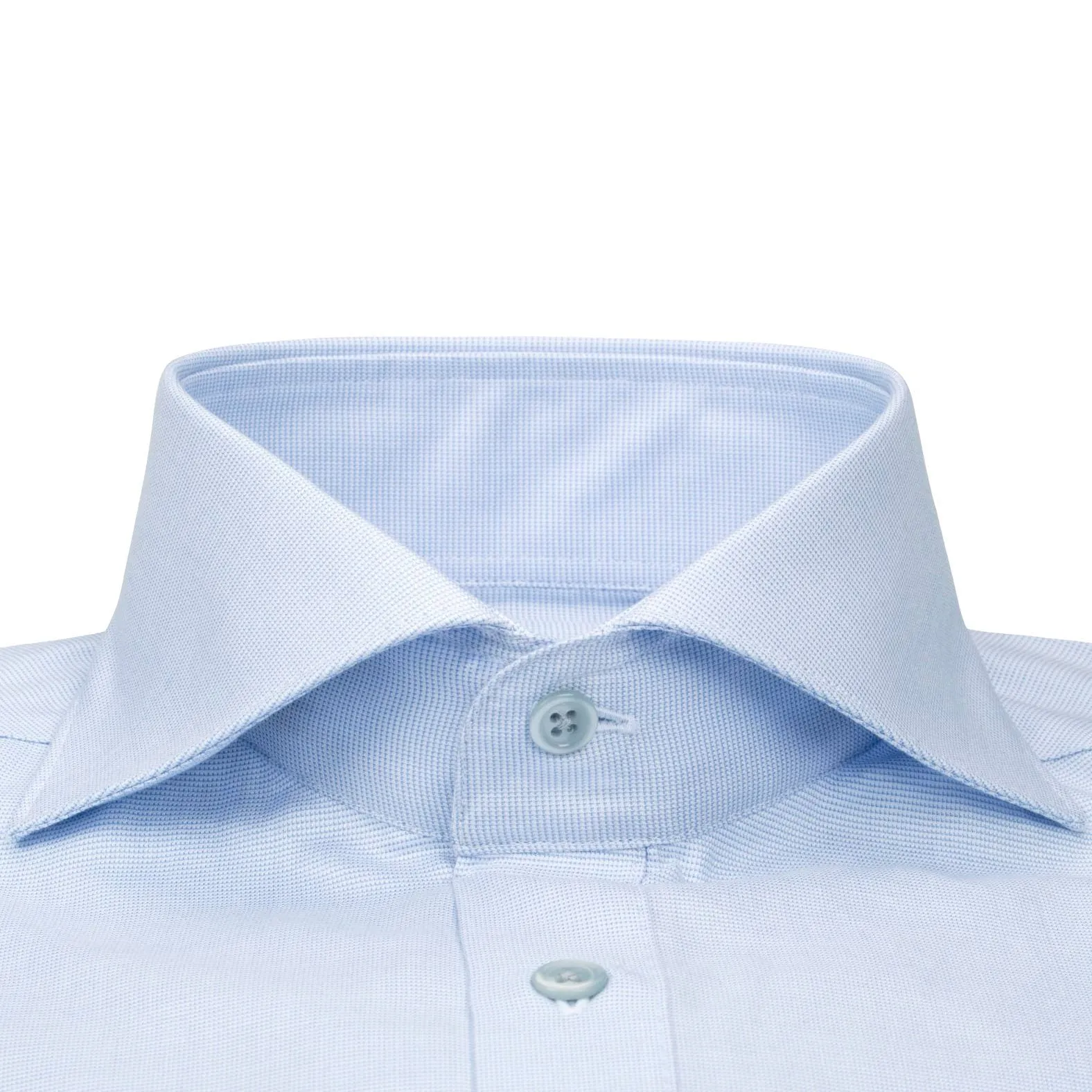 Powder Blu Weavetex Dress Shirt @ The vault