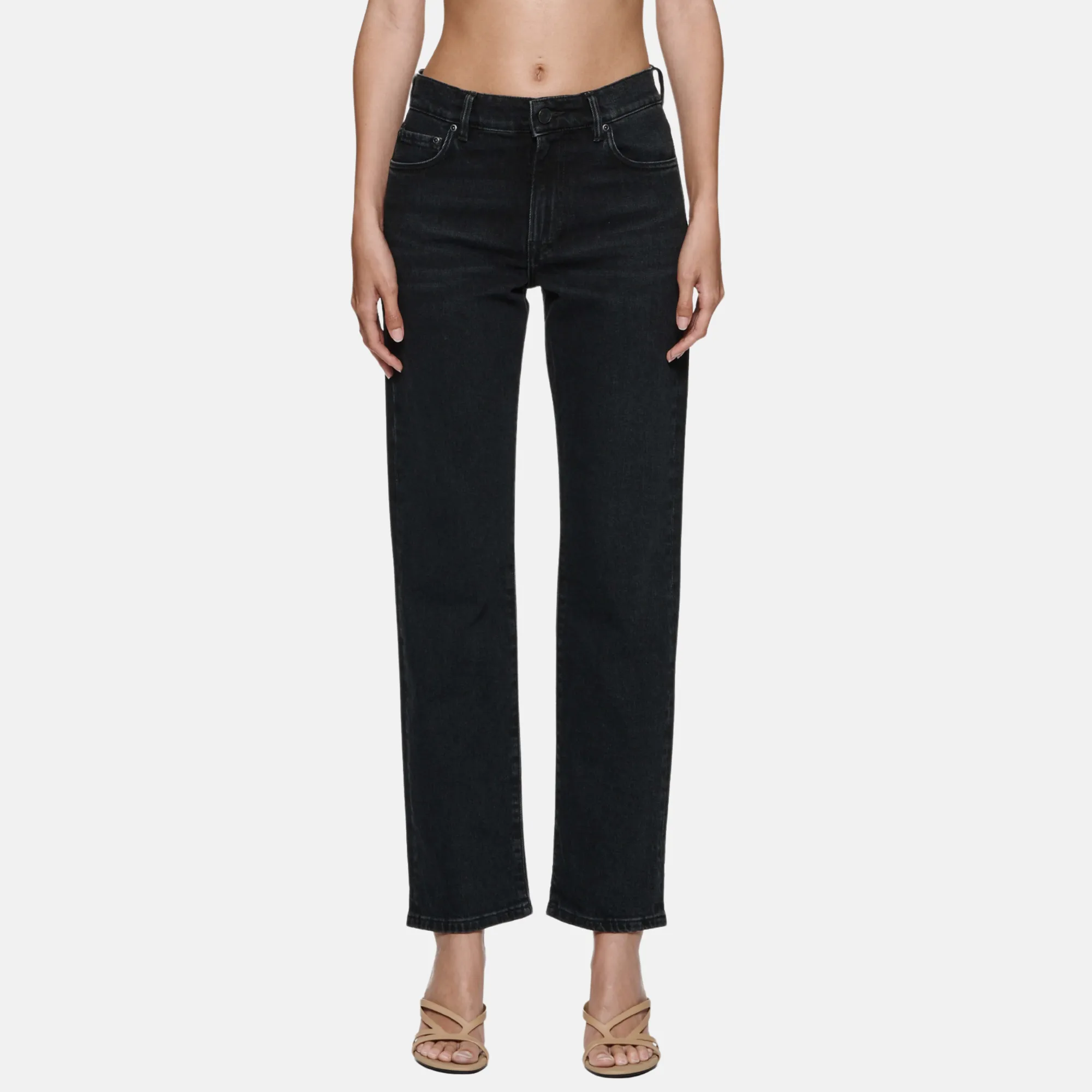 Purple Brand Women's Black Slim Crop Jeans