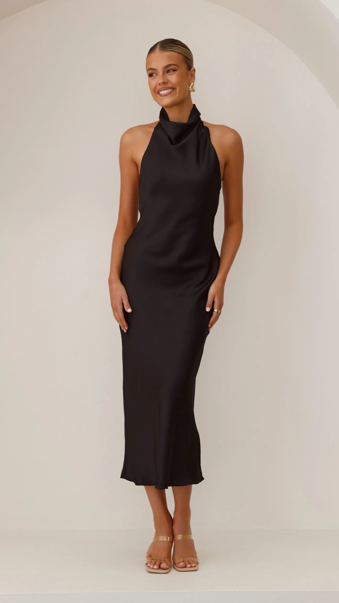 Rina Maxi Dress - Black