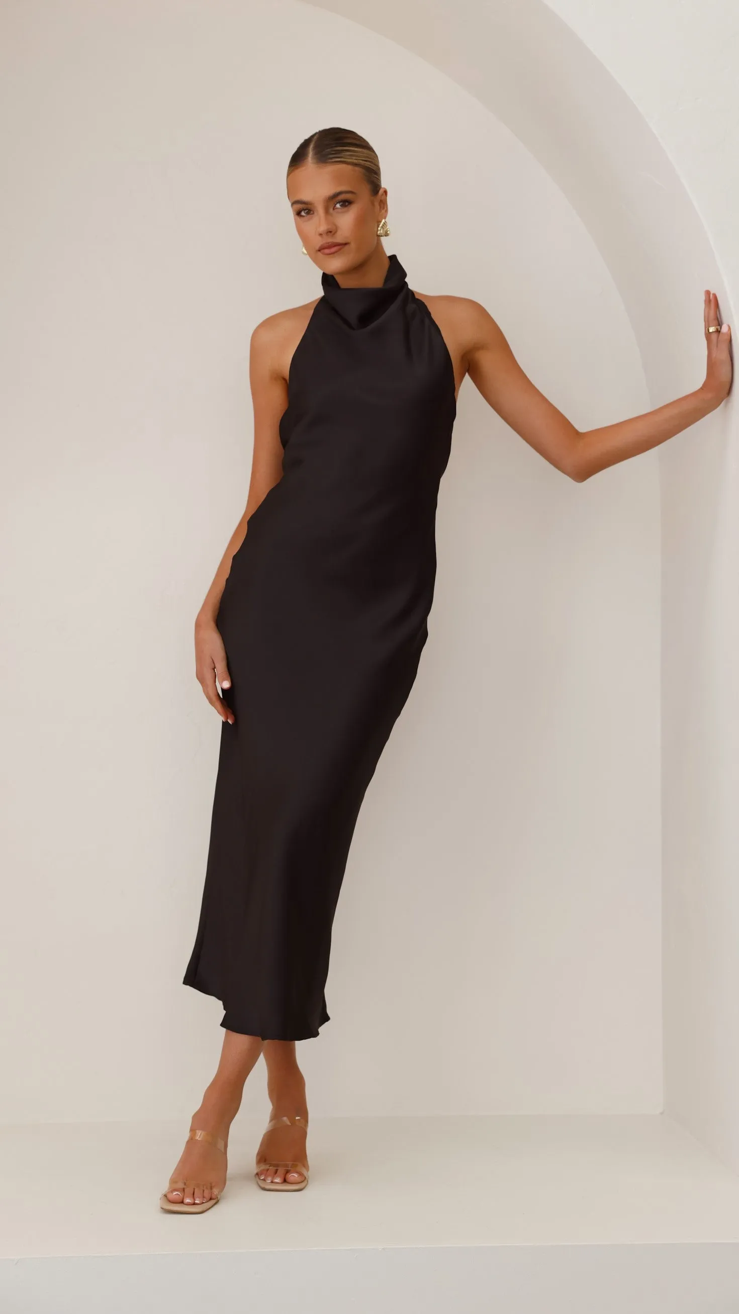 Rina Maxi Dress - Black