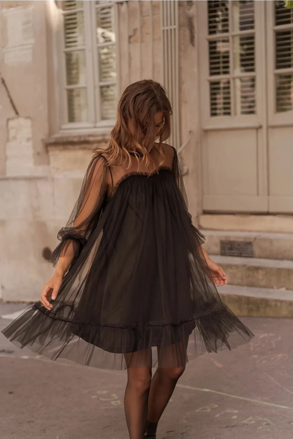 The Iris Tulle Dress