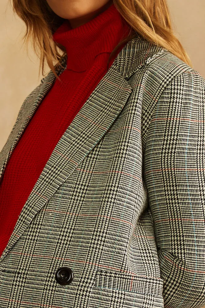 Twiggy Coat Gingham