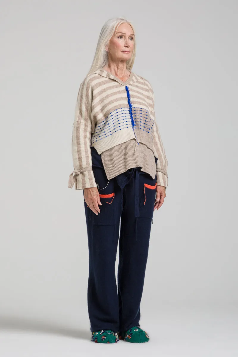 Walton Plus Jumper in Beige by Valentina Karellas