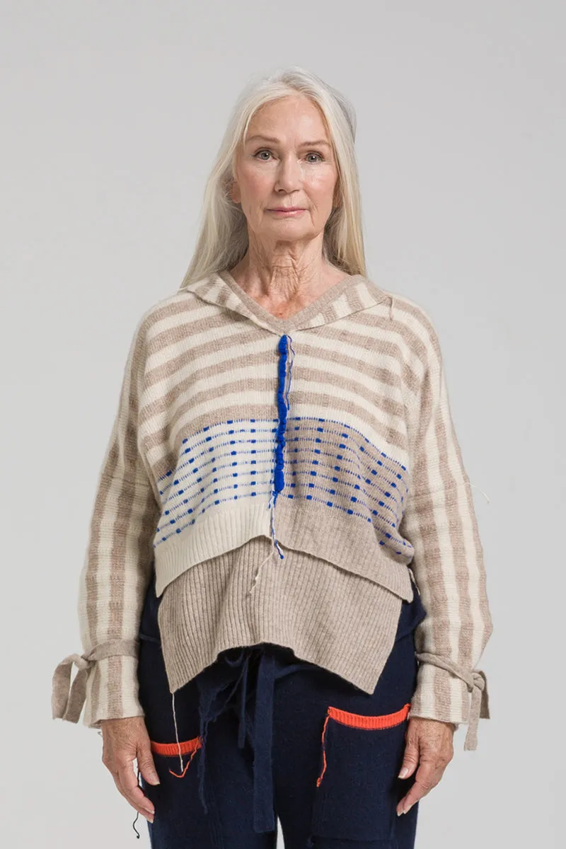 Walton Plus Jumper in Beige by Valentina Karellas