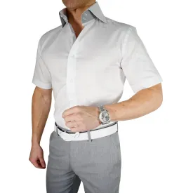 White Tungsten Short Sleeve Shirt