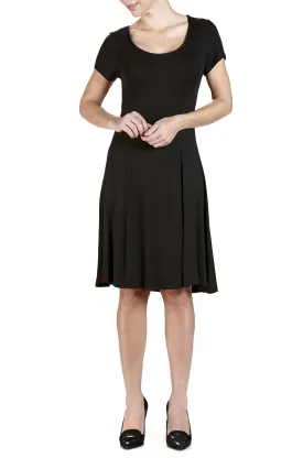 Women's Dress Black Flattering Timeless Fit Quality Comfort Stretch Fabric Now On Sale Made in Canada