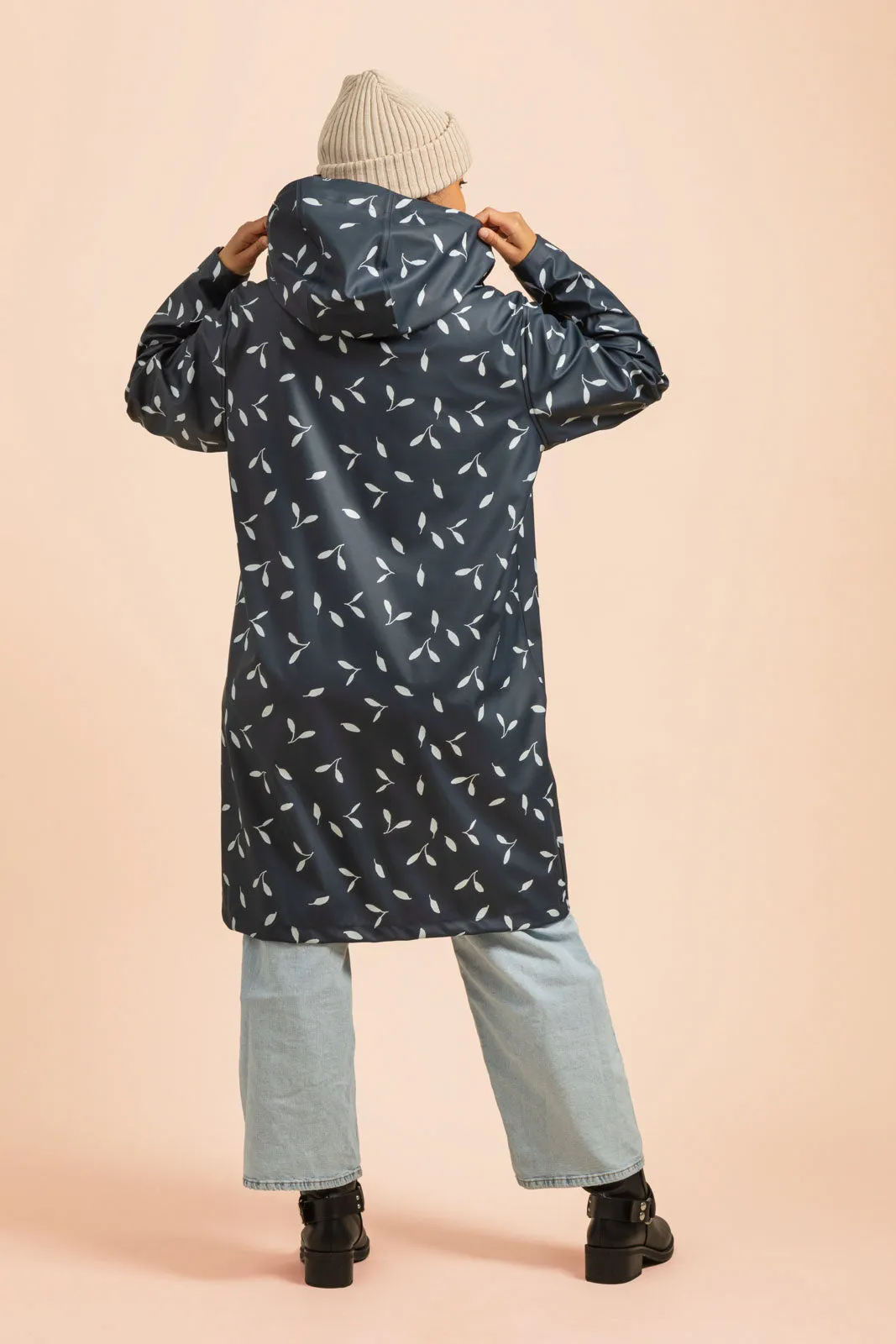 Women's Rain Coat Indigo Wind