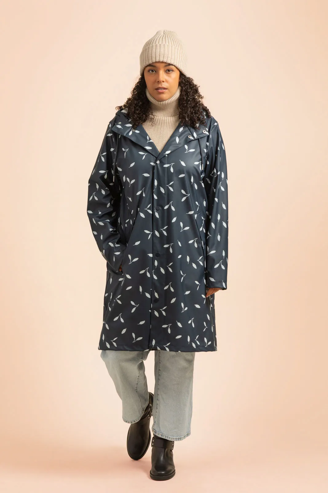 Women's Rain Coat Indigo Wind